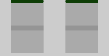 Two sliders are present in the default nodegraph configuration. Both of these sliders are in reset mode and their sticks will ping back to the center once released.